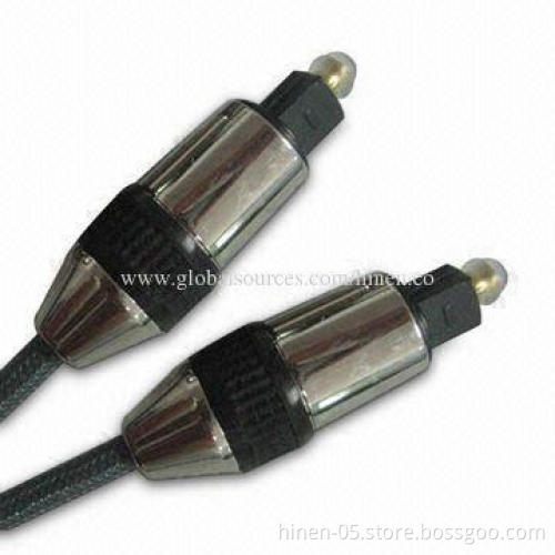 Plastic Optical Fiber with ≥30mm Bending Radius and PVC Outer Sheath